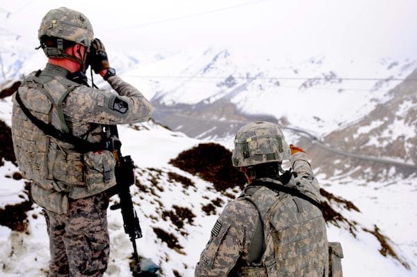 | US troops in 2011 conveying the Salang Pass during the war in Afghanistan the route used by Soviet forces during the invasion 32 years before US Armed Forces Michael Vanpool Wikimedia Commons | MR Online