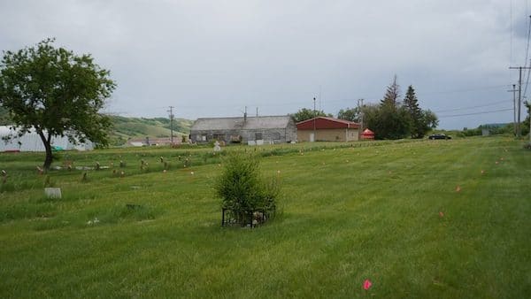 | The grounds of the former Marieval Indian Residential School in Saskatchewan where Cowessess leaders discovered hundreds of graves Photo Cowessess First NationFacebook | MR Online