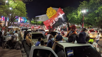 | During a midnight fireworks launch Nicaraguans blasted revolutionary music from their cars and partied into the early morning | MR Online