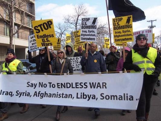 | Minnesotans protest endless war on 17th anniversary of the start of the Global War on Terror Source antiwarcommitteeorg | MR Online