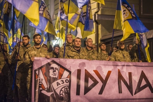 | Azov Battalion marching | MR Online