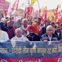 Movements across India celebrated the struggle by the farmers.