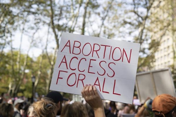 MR Online | Abortion access for all sign | MR Online