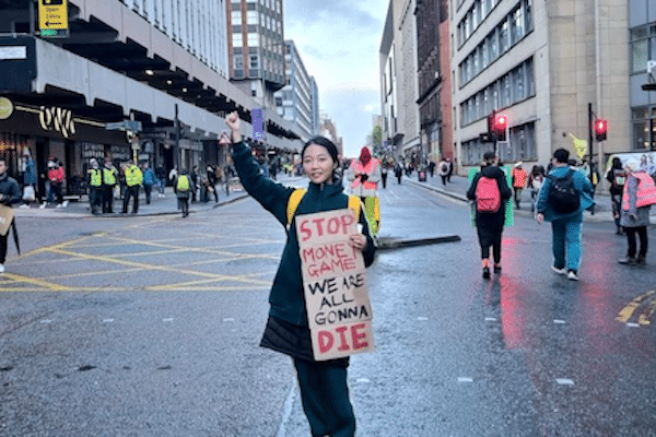 | Kang Minjin of the Justice Party of Korea at COP26 in Glasgow 6 November 2021 Photograph by Hwang Jeongeun | MR Online