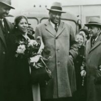 Alphaeus Hunton, Dorothy Hunton, Paul Robeson, and W.E.B. Du Bous