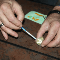 A fentanyl test strip.