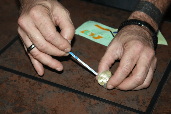 | A fentanyl test strip | MR Online