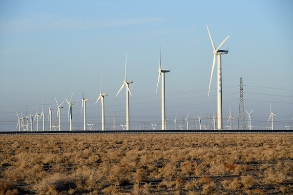 | Photo taken on Dec 8 2021 shows wind turbines at Changma wind farm in Yumen City Northwest Chinas Gansu province PhotoAgencies | MR Online