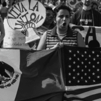 Mushroom Workers March on May Day in Kennett Square (May 01, 2007)