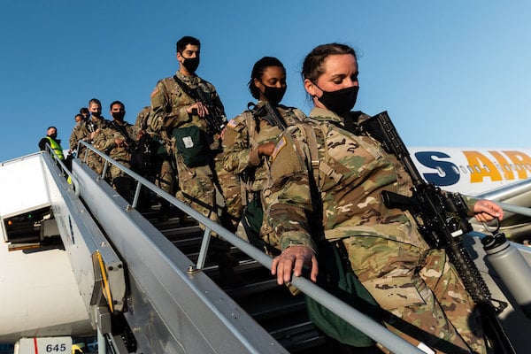 | US troops arrive at Nuremberg International Airport on Feb 28 to join the NATO Response Force which was activated for the first time in history in a collective defence context NATO | MR Online