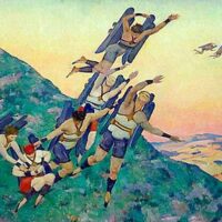 Konstantin Yuon (USSR), People of the Future, 1929.