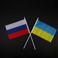 | Flags of Russia and Ukraine | MR Online