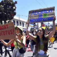 San Francisco, protest Supreme Court attack on Women’s rights.