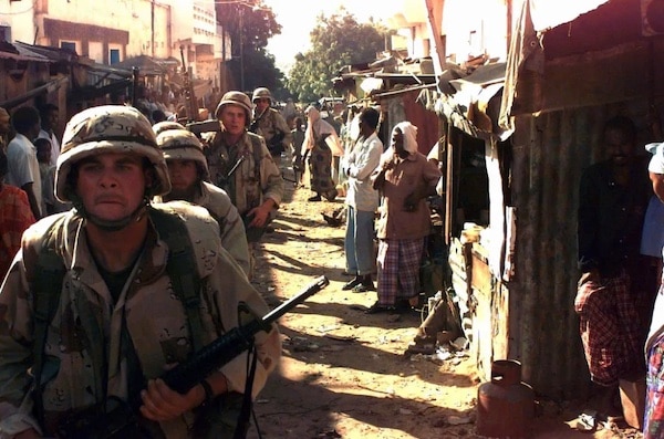 | US Marines in Somalias Bakara Market during the 1992 93 Operation Restore Hope military intervention | MR Online