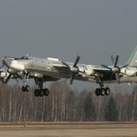 Russian Tu-95 strategic bomber