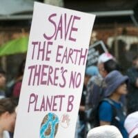 No Planet B Walk Against Warming, Macquarie St, Sydney, NSW