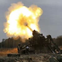 Ukrainian artillery