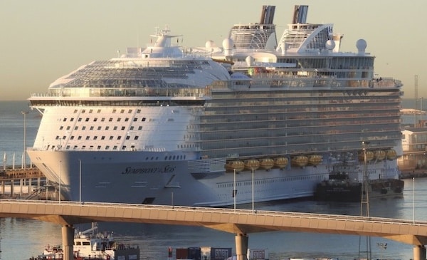 | Symphony of the Seas an Oasis class cruise ship owned and operated by Royal Caribbean International It was the largest cruise ship in the world by gross tonnage when built in 2018 Photo by roli BFlickr | MR Online