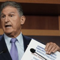 Sen. Joe Manchin speaks during a news conference on Sept. 20, 2022. (AP Photo/Mariam Zuhaib)