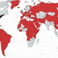 A map of countries where the United States has militarily intervened (Source: Congressional Research Service)