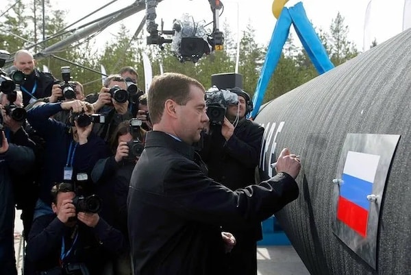 | Ceremony marking the start of construction of the Nord Stream gas pipelines underwater section 2010 Kremlinru CC BY 30 httpscreativecommonsorglicensesby30 via Wikimedia Commons | MR Online