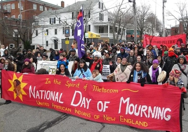 | National Day of Mourning 2022 in Plymouth Massachusetts Nov 24 Photo Rachel Jones UAINE | MR Online