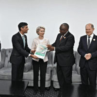 President Cyril Ramaphosa and the International Partners Group at the JET Investment Plan meeting on the sidelines of COP27. Photo: @PresidencyZA/Twitter