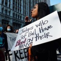 Anti-bail protest in New York City (Photo: Matthew McDermott, NY Post)