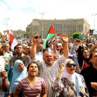 | People gather in Tahrir Square Cairo 2011 to call for an end to sectarian divides and support for Palestine Gigi IbrahimFlickr commons license | MR Online