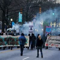 Atlanta demonstration against Cop City.