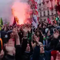 Workers across France continue militant protests against attacks on pensions.