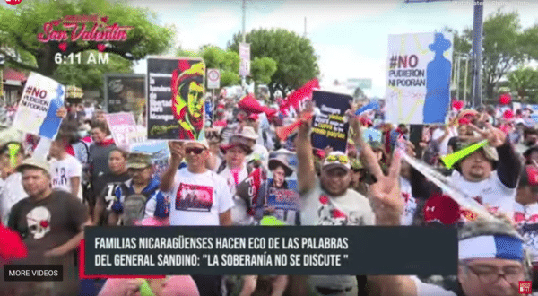 | Tens of thousands march in Nicaragua in support of the government expulsion of people seen as vende patriascountry sellers TN8 21323 | MR Online