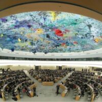 UN human rights council in Geneva. Photo: REUTERS/Denis Balibouse.