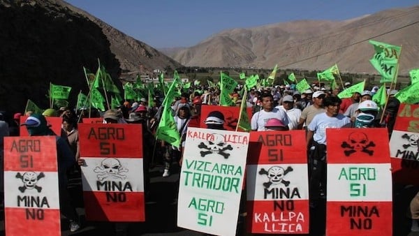 | Protests against the Tía María copper mining project in Islay Arequipa Region Peru Photo by Diario Correo | MR Online