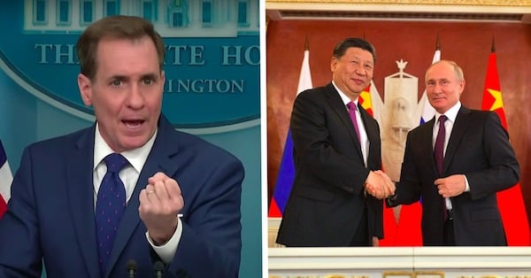 | John Kirby Left Xi Jinping and Vladimir Putin Right | MR Online