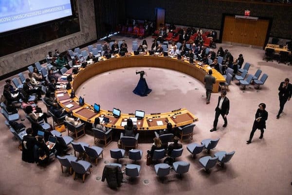 | UN Security Council held a meeting on women and peace and security at UN Headquarters New York March 7 2023 | MR Online