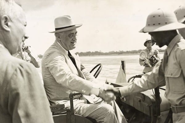 | Franklin D Roosevelt visits Firestone rubber plantation in Liberia January 1943 Official Navy Photo from Office of War Information | MR Online