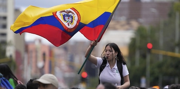 | Government backers rally in support of Colombian President Gustavo Petro in Bogota Colombia Wednesday June 7 2023 | MR Online