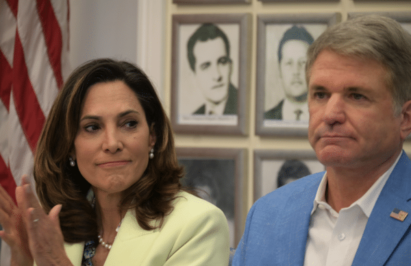 | Texas Congressman Michael McCaul with Florida Congresswoman Maria Elvira Salazar speak amidst backdrop of photos of Bay of Pigs invaders at Miami roundtable event on July 10 designed to mobilize support for regime change Source floridapresscom | MR Online