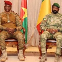 Heads of state of Burkina Faso (Ibrahim Traoré) and of Mali (Assimi Goïta). Photo: Mali Online TV.