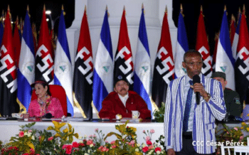 | Burkina Fasos Prime Minister Apollinaire Joachim Kyélem de Tambèla speaks at the 44th anniversary of the Sandinista Revolution in Managua Nicaragua on July 19 2023 | MR Online