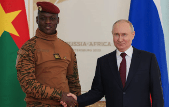 | Burkina Fasos President Ibrahim Traoré meets with Russian President Vladimir Putin in Saint Petersburgh on July 29 2023 | MR Online