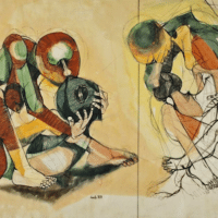 Dumile Feni (South Africa), Figure Studies, 1970.