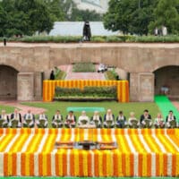 | G20 leaders at Rajghat paying homage to Mahatma Gandhi New Delhi September 10 2023 | MR Online