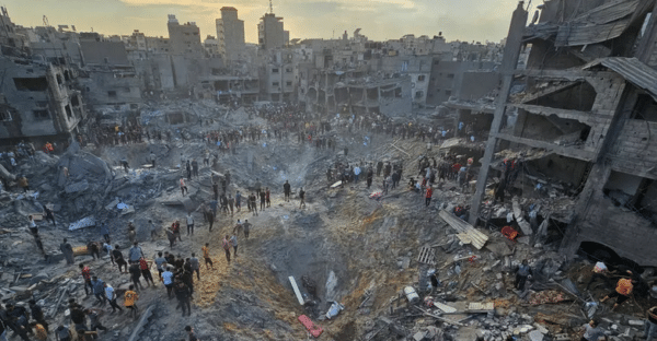 | A New York Times headline 103123 erases both the perpetrators and the victims of an Israeli air attack that killed hundreds of Palestinians | MR Online