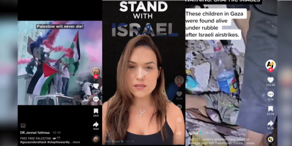 | Screenshots of IsraelPalestine content on TikTok | MR Online