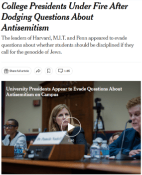 | New York Times sources 12623 almost entirely criticized university presidents for giving lawyerly responses to a tricky question involving free speech | MR Online