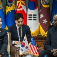 | Secretary of Defense Lloyd J Austin III with Republic of Korea Minister of National Defense Shin Wonsik in Seoul on November 12 Photo Department of DefenseChad J McNeeley | MR Online