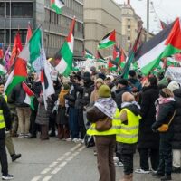 A Palestine solidarity demo in Copenhagen. (Photo: Dagbladet Arbejderen)