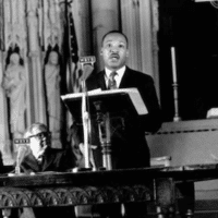 Martin Luther King at Riverside Church on April 4, 1967 (Photo: John C. Goodwin, Courtesy of Riverside Church)